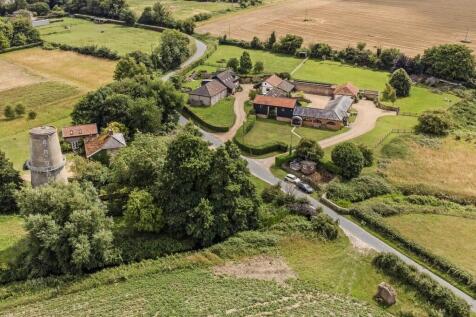 A birds eye view of the surrounding area