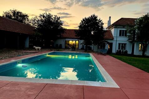 Poolside at dusk (2)