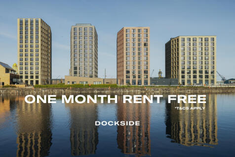 3-bed flat on Dockside, Leith, £2,255/mo