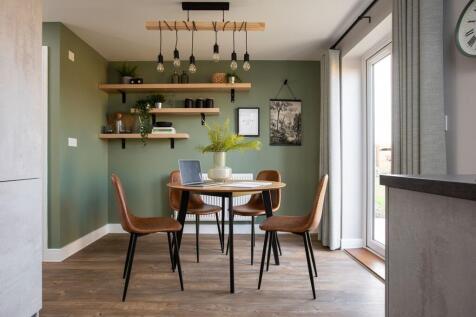 With the dining area for sociable moments