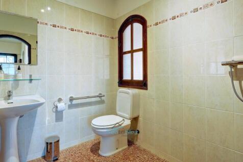 family shower room off entrance hall