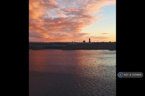 Sunset From Living Room Window.