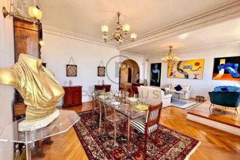 Elegant living room with classic decor and stylish