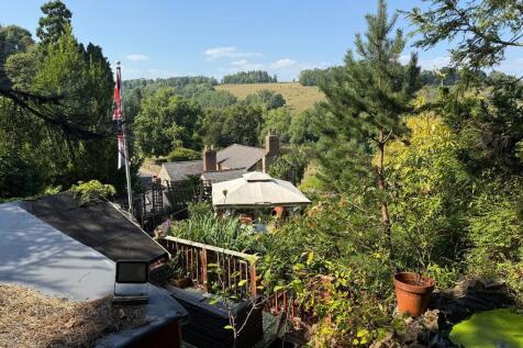 Office located up the garden, with views