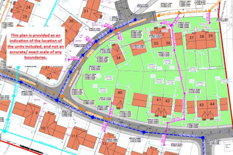 Not To Exact Scale - Site Plan - For Indication Pu