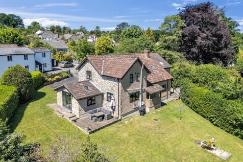 Drone shot of garden