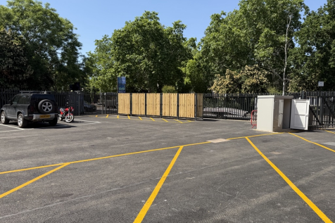 A yard area