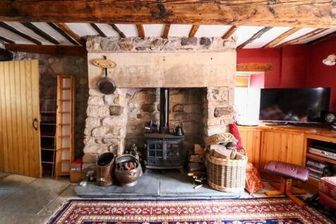 Log Burner in Fireplace