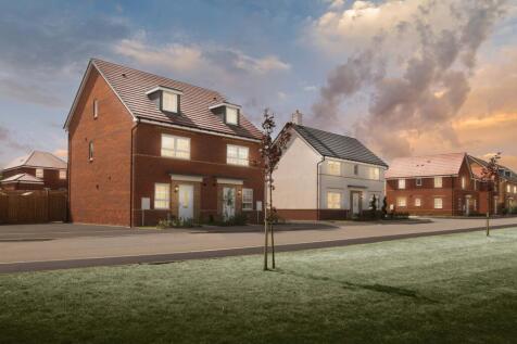 Exterior view of our 3 bed Kingsville and 4 bed Alderney homes