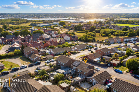 Aerial towards The Stour
