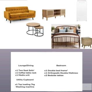 Furniture Provided