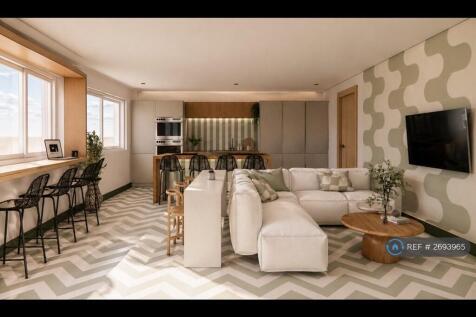 Large Communal Kitchen And Living Area.
