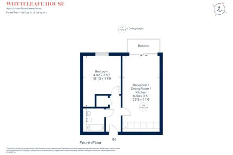 155- 1 bed