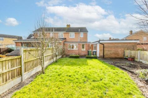 Rear of property