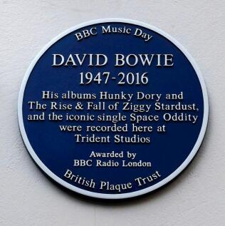 Blue plaque