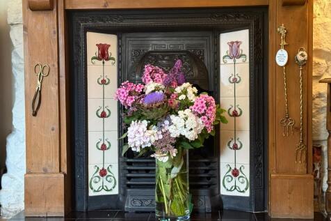 Pretty feature fire place