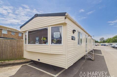 Exterior of the ABI Trieste Holiday Caravan at Win
