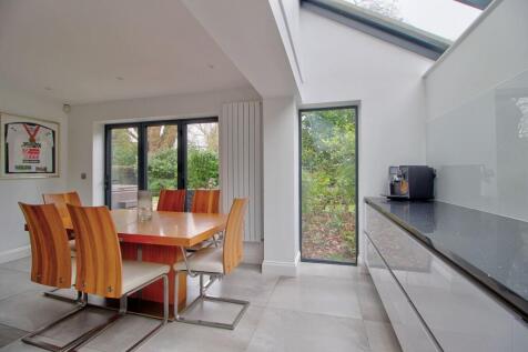 Spacious dining and bifold doors