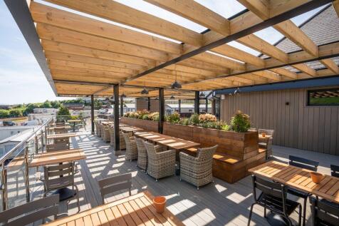 Outdoor Terrace Seating at Waterside Holiday Park,