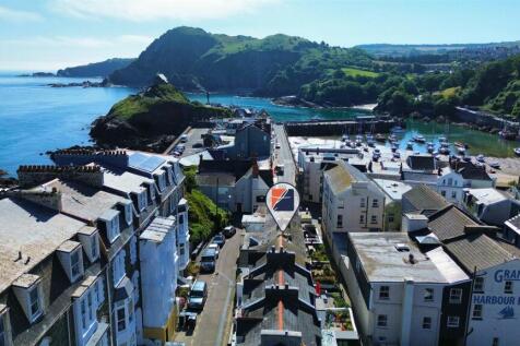 Drone Shot with harbour