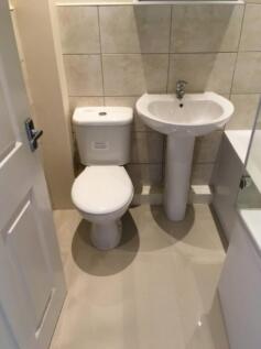 Bathroom Bath with overhead shower