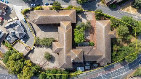 Aerial view of Exbridge House