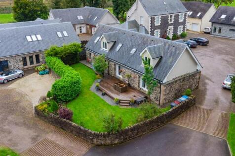 Drone - The Barn, East Browncastle, Strathaven, Cr