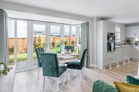 Image of kitchen/dining/family in 4 bedroom Glenbervie house type at Cammo Meadows