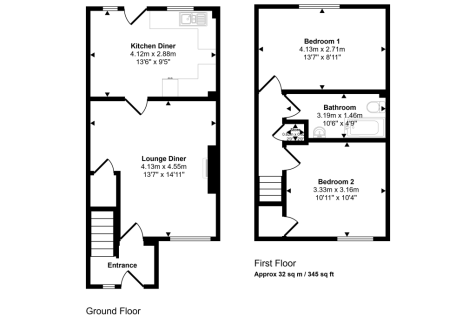 9 Cheviot Close, Washington, Tyne And Wear, NE37 1SP