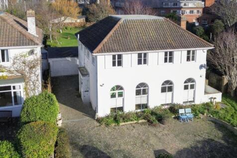 Drone image of the front