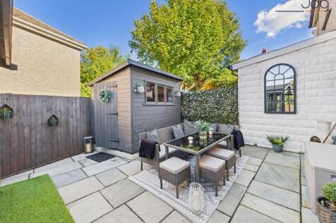 Flagged Garden and Summer House