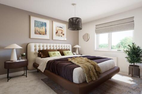 With space for a king sized bed and the opportunity to add storage