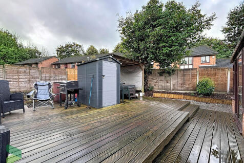 Rear garden patio...