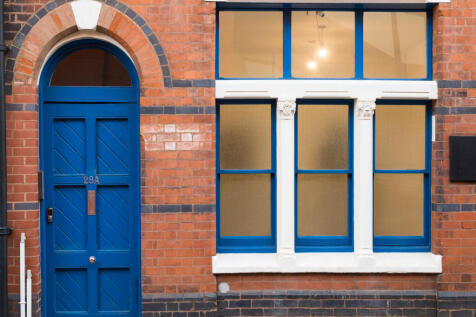 entrance to the space from the street