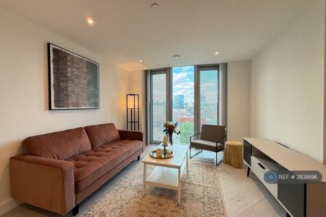 Living Area With City View