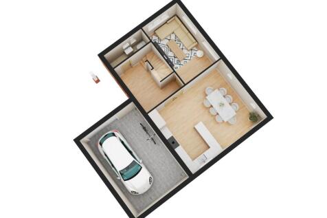 3D Floorplan - Ground Floor