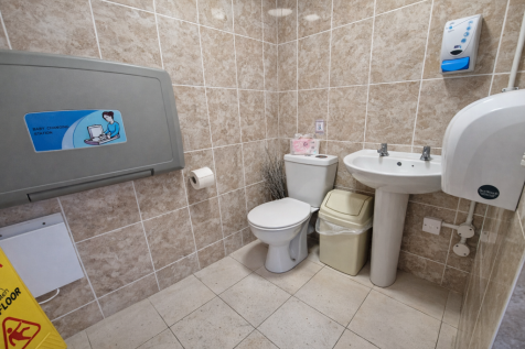 WC with Baby Changing Table