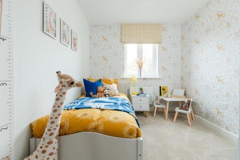 Bedroom four makes for an ideal home office or nursery
