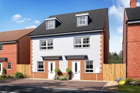 External CGI of the semi detached kingsville at highgrove