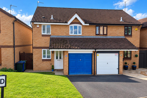 Bright Suburban Brick House Exterior.png