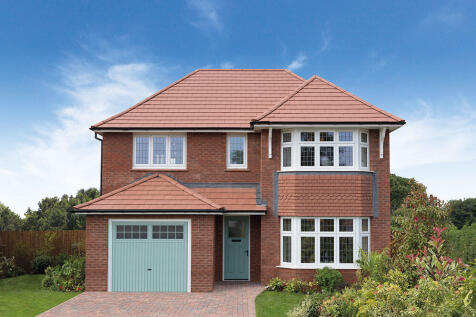 External CGI in brick of the Oxford, a 4 bedroom house