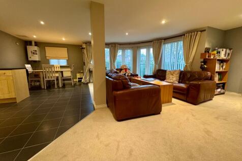 Open plan reception space