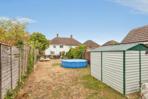 Rear View Of Garden