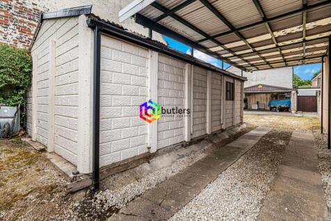 Side of first garage