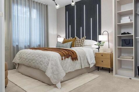 Main bedroom with plenty of storage options