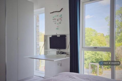 'Droptop' Desk In First Bedroom
