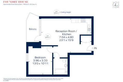 1 bed fp