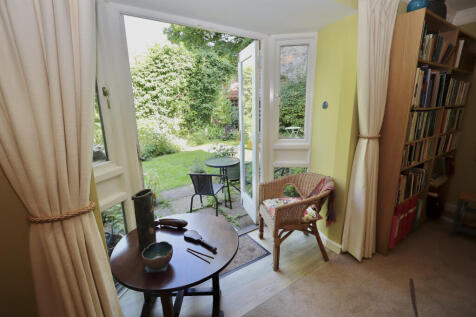 Bay window in the living room
