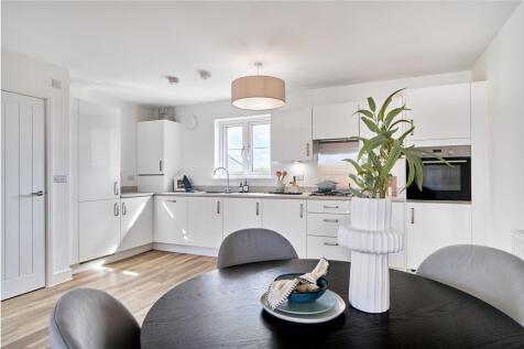 Plenty of room for a dining table - typical Taylor Wimpey apartment