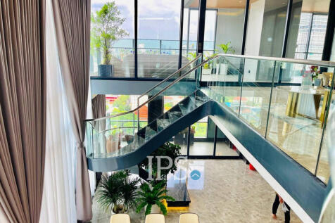 25th Floor Duplex 3 Bedroom Condo For Sale - The Penthouse Residence, Tonle Bassac, Phnom Penh